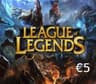 League of Legends 5 EUR Prepaid RP Card Logo