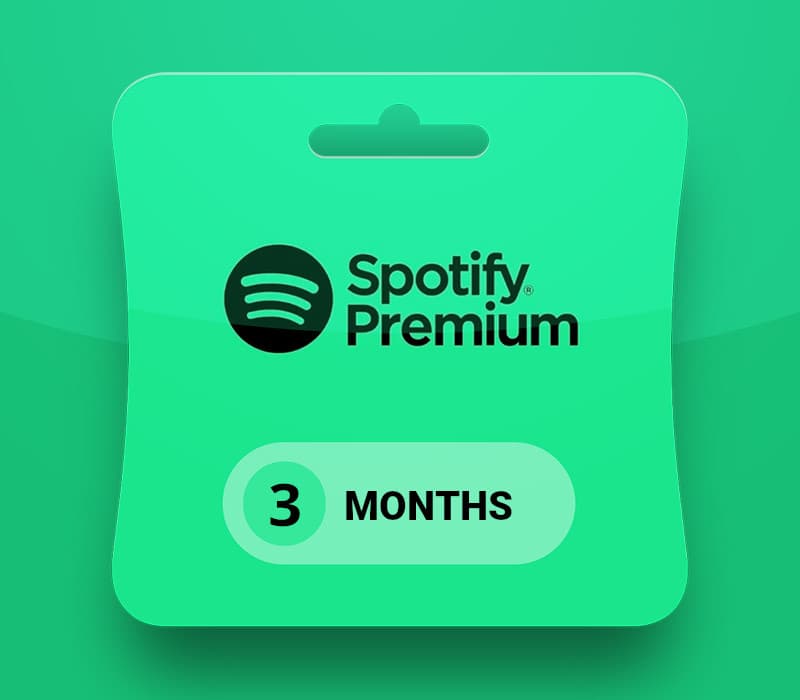 Spotify Premium Trial Pass 3-month Subscription Card (ONLY FOR NEW ACCOUNTS)