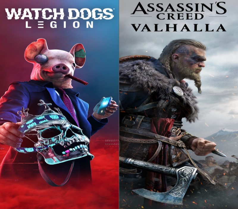 Assassin’s Creed Valhalla + Watch Dogs: Legion Bundle AR XBOX One CD Key Logo