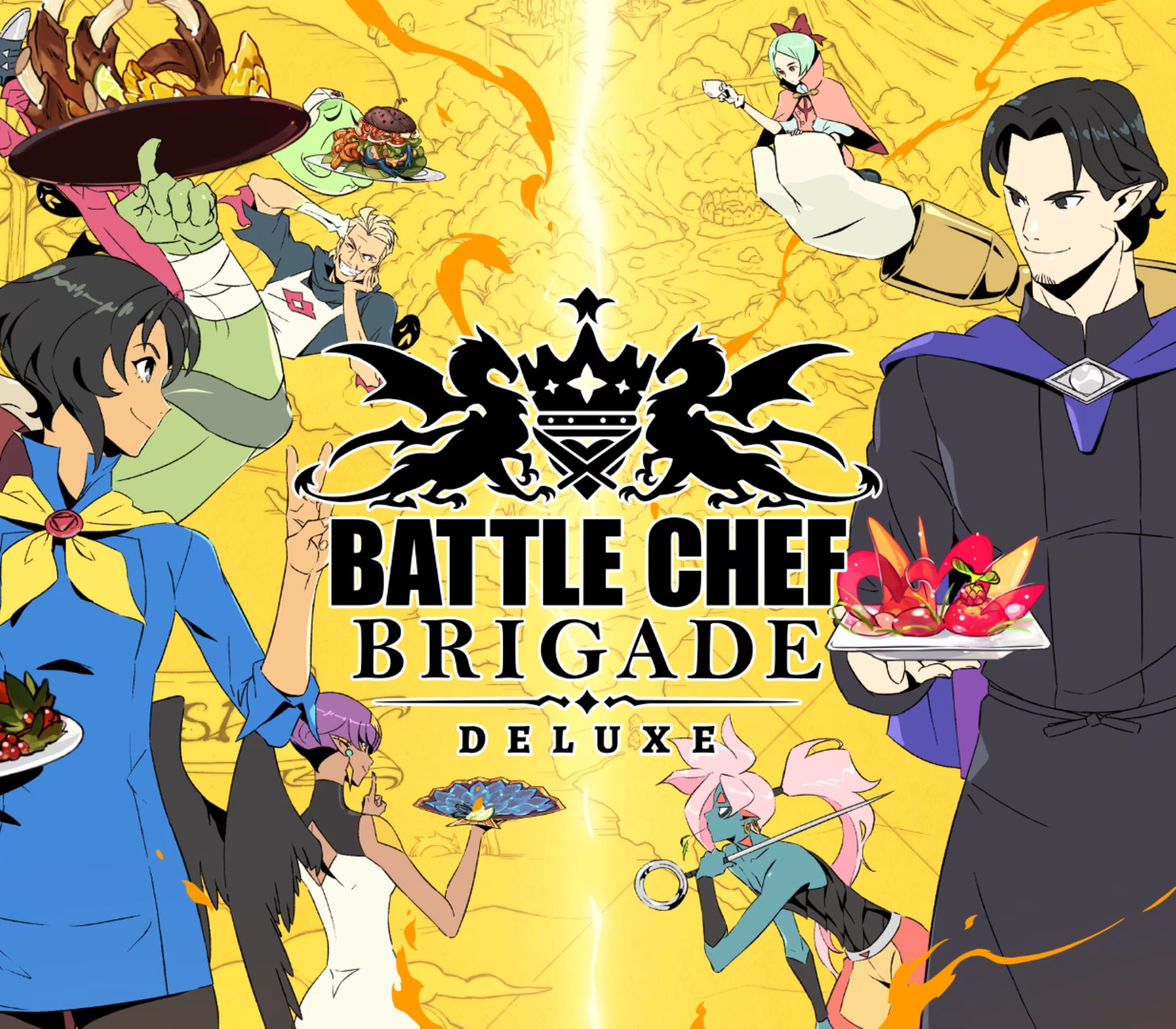 Battle Chef Brigade Deluxe PC Steam CD Key Logo
