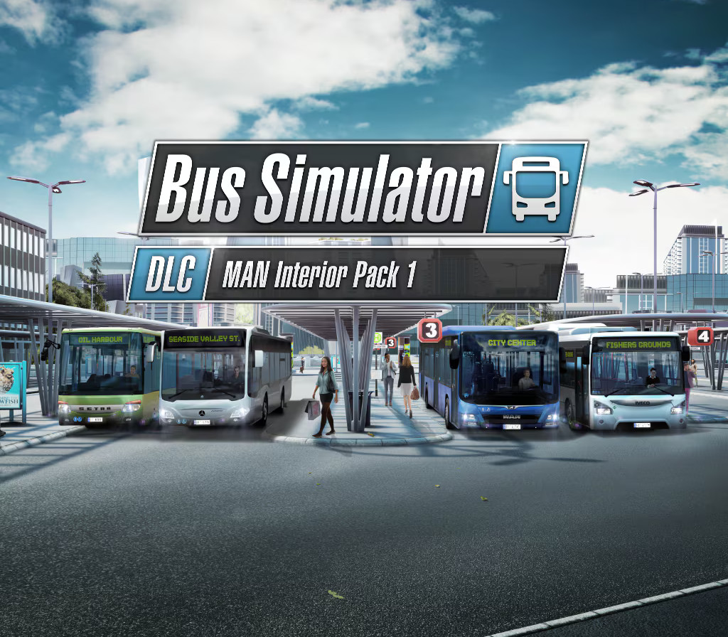 Bus Simulator 18 - MAN Interior Pack 1 DLC PC Steam CD Key Logo