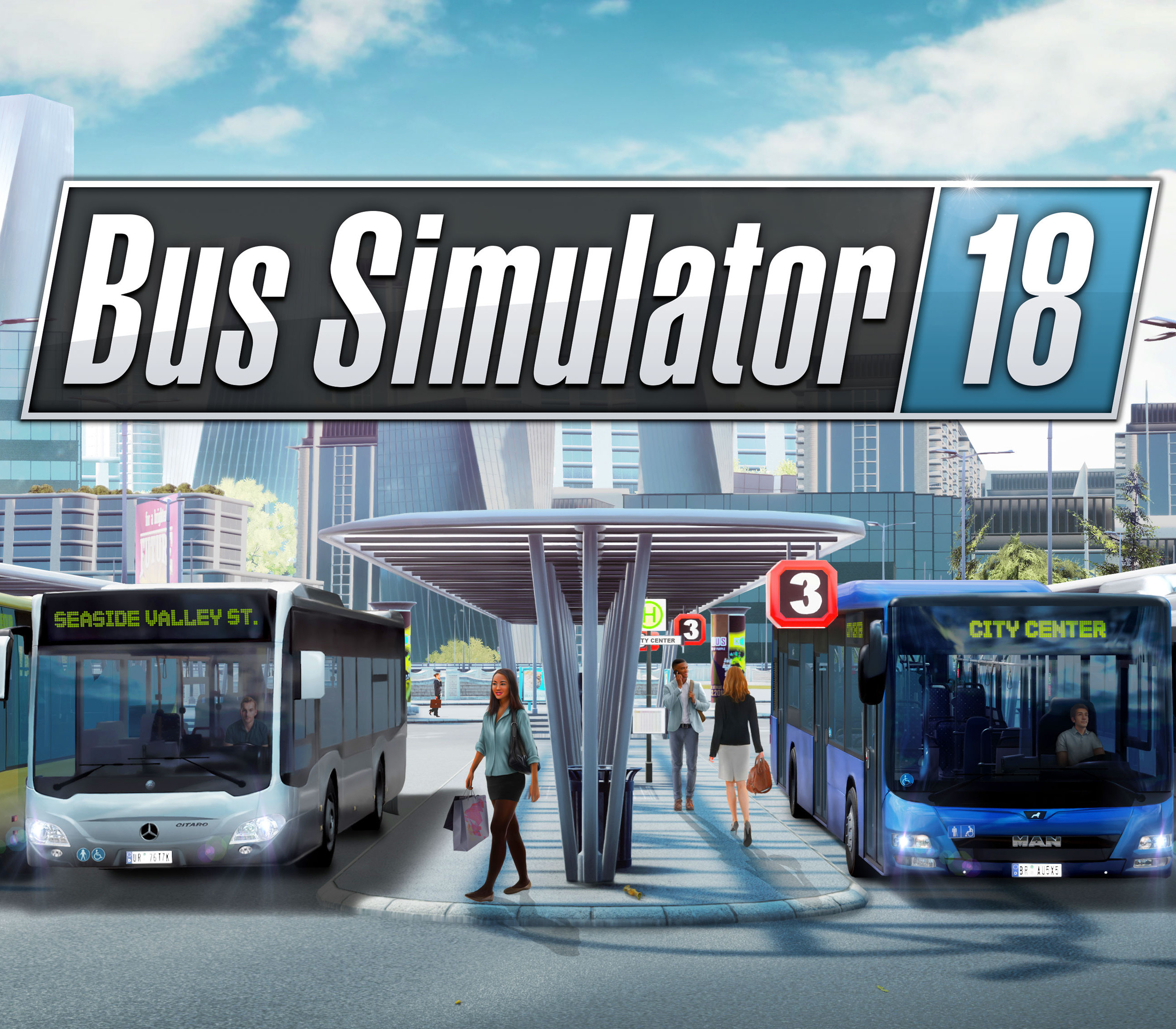 Bus Simulator 18 PC Steam CD Key Logo