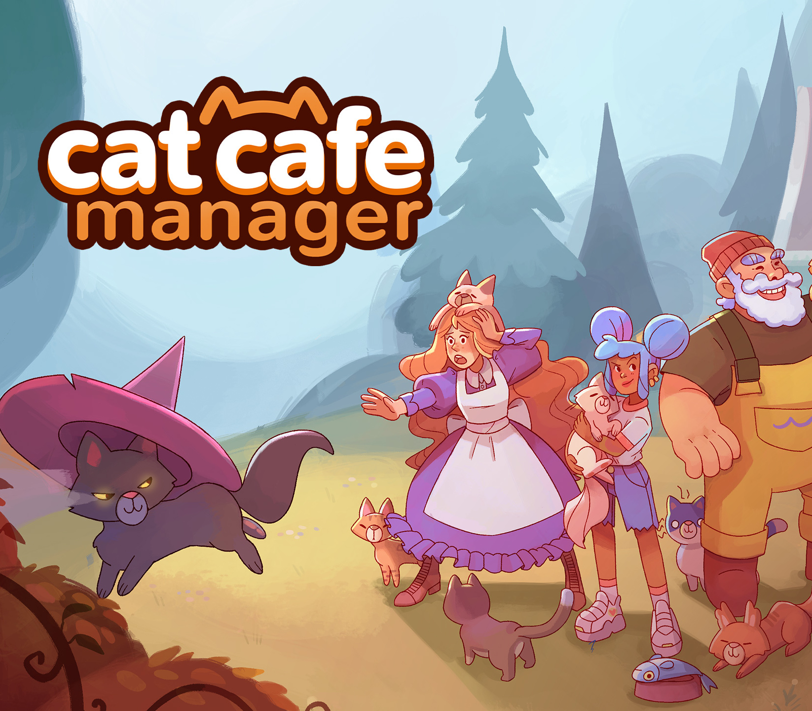 Cat Cafe Manager PC Steam CD Key Logo