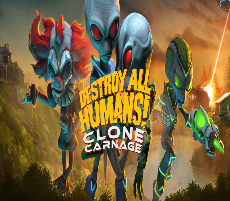 Destroy All Humans! – Clone Carnage PC Steam CD Key Logo