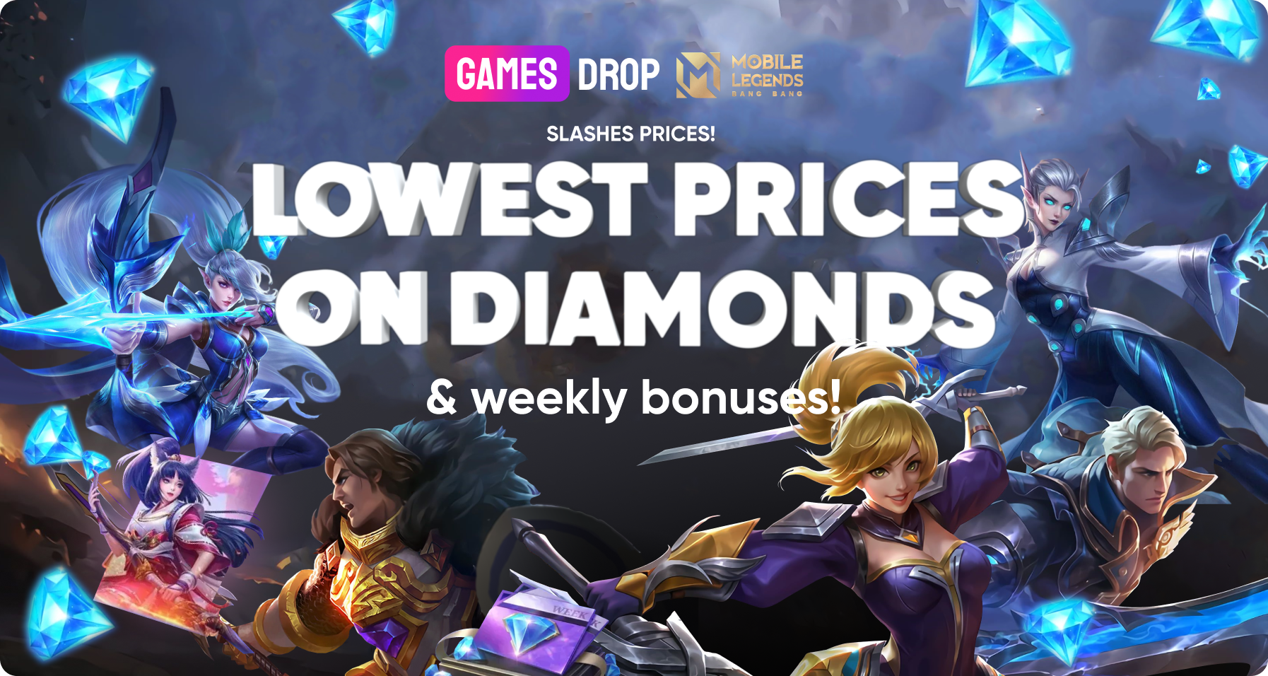 Buy MLBB Diamonds Cheap & Fast – Mobile Legends Top-Up Guide on GamesDrop