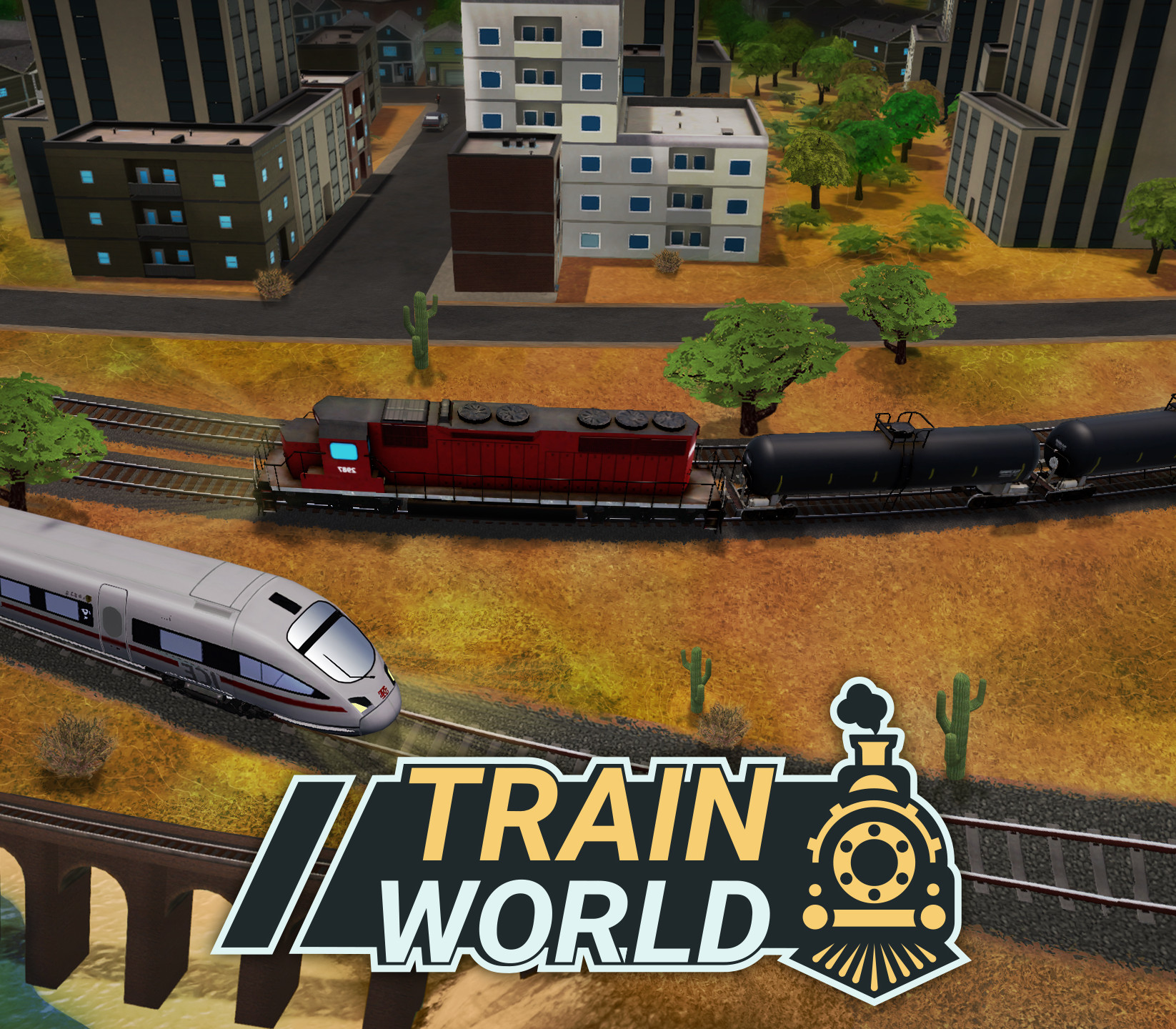 Train World Steam CD Key Logo