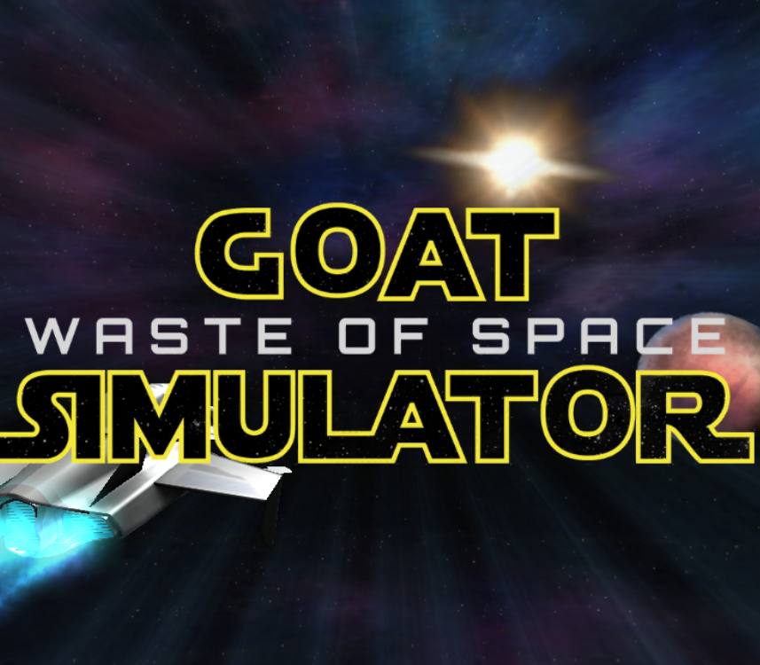 Goat Simulator + Waste of Space DLC PC Steam CD Key Logo