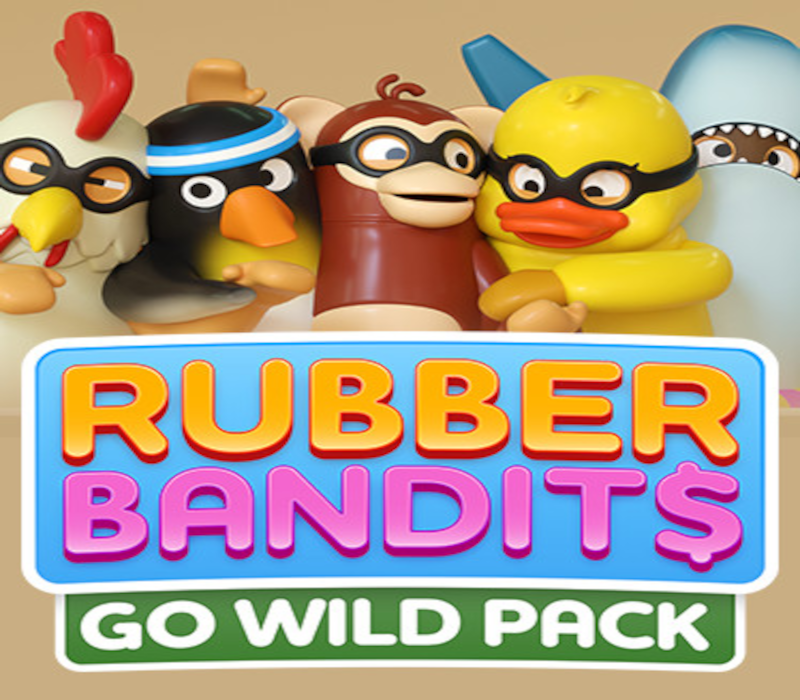 Rubber Bandits: Go Wild Pack DLC PC Steam CD Key Logo