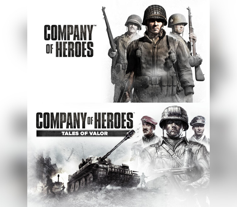 Company of Heroes + Company of Heroes: Tales of Valor EU Steam CD Key Logo