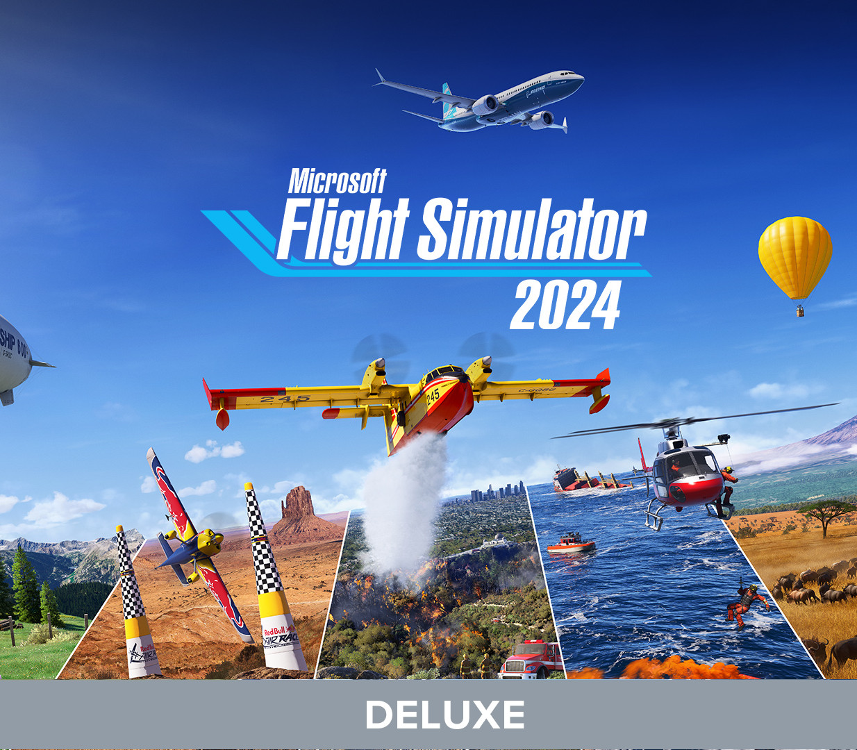 Microsoft Flight Simulator 2024 Deluxe Edition EU Xbox Series X|S / PC CD Key Logo