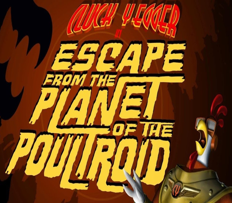 Cluck Yegger in Escape From The Planet of The Poultroid Steam CD Key Logo