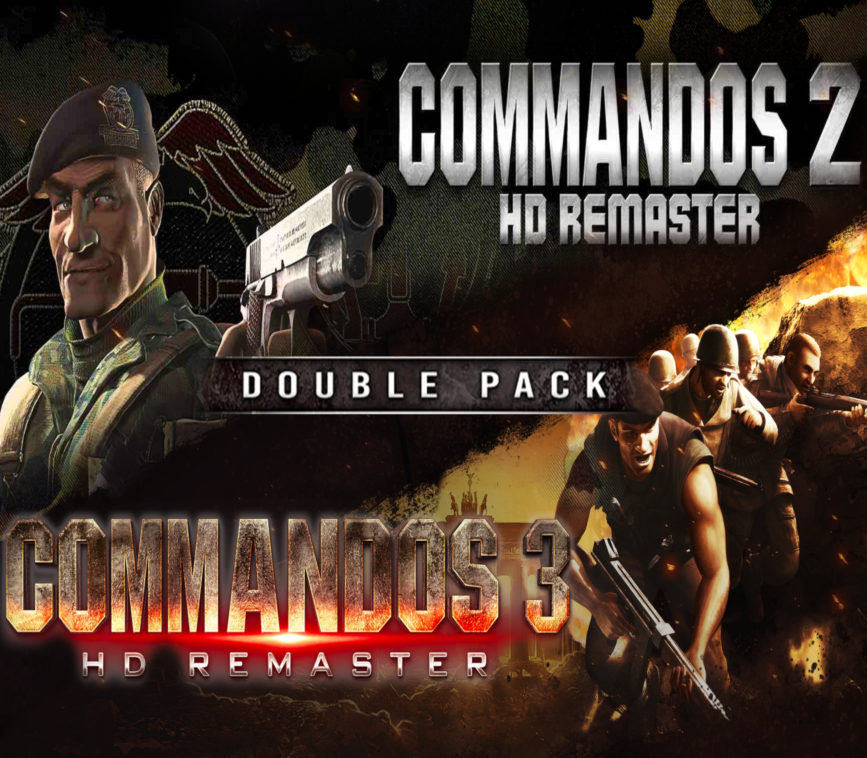 Commandos 2 & 3 – HD Remaster Double Pack Bundle Steam CD Key Logo