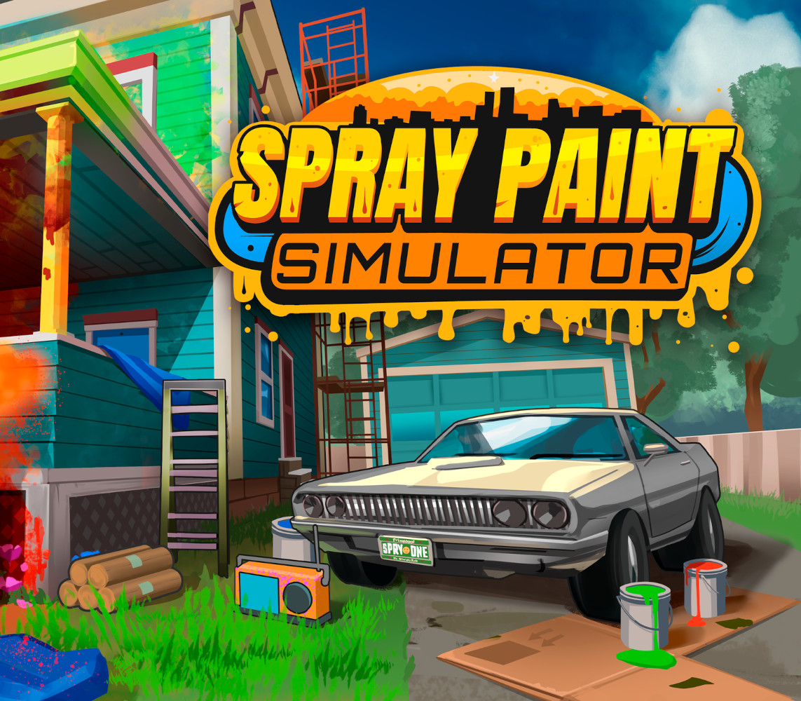 Spray Paint Simulator PC Steam CD Key Logo