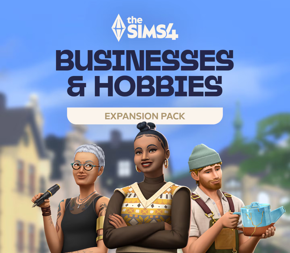 The Sims 4 - Businesses & Hobbies Expansion Pack DLC EU PC EA App CD Key Logo