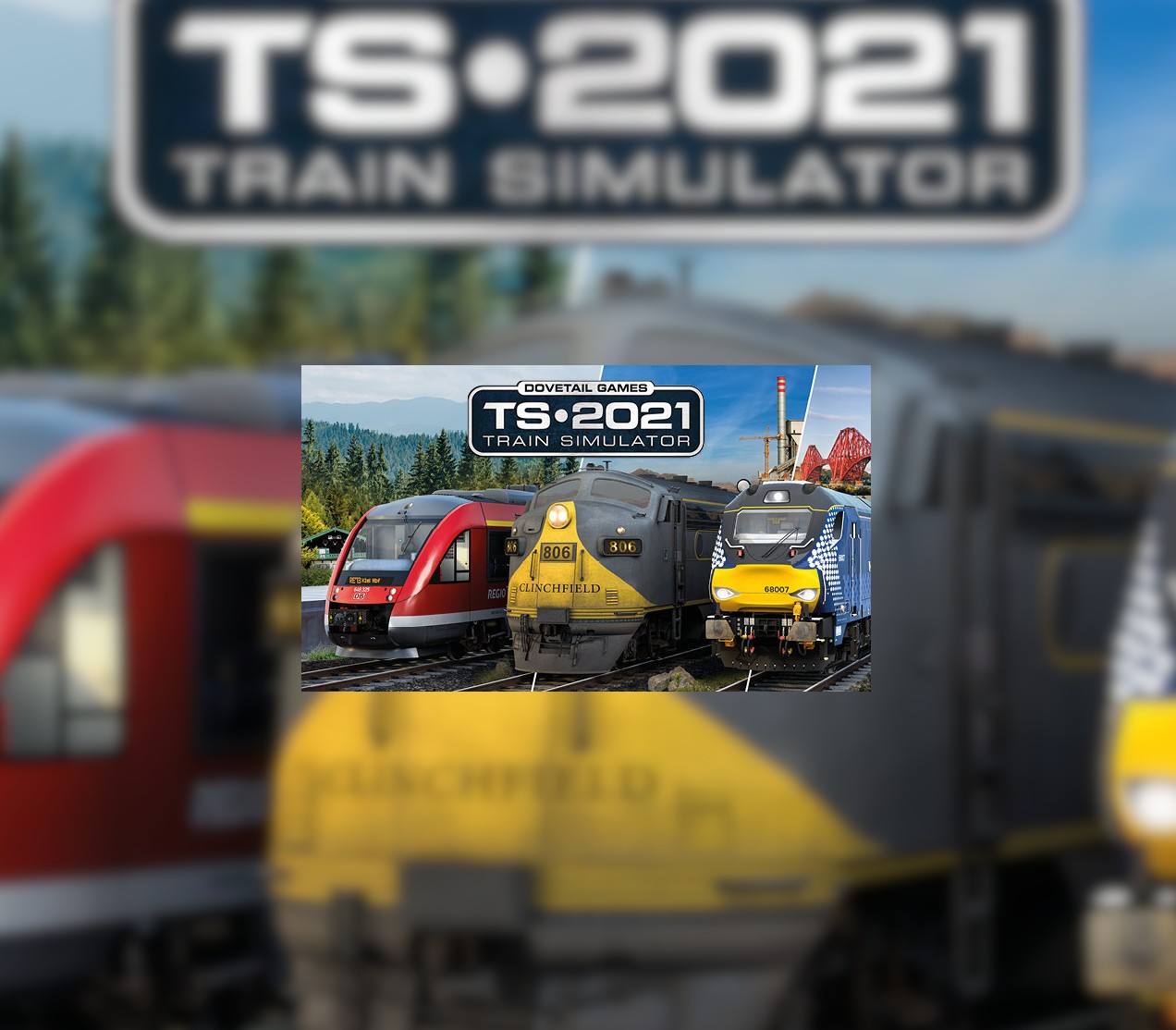 Train Simulator 2021 + Clinchfield Railroad + Fife Circle Line + Norddeutsche-Bahn Add-Ons Steam CD Key Logo
