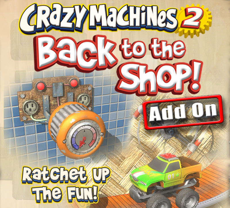 Crazy Machines 2 - Back to the Shop DLC Steam CD Key Logo
