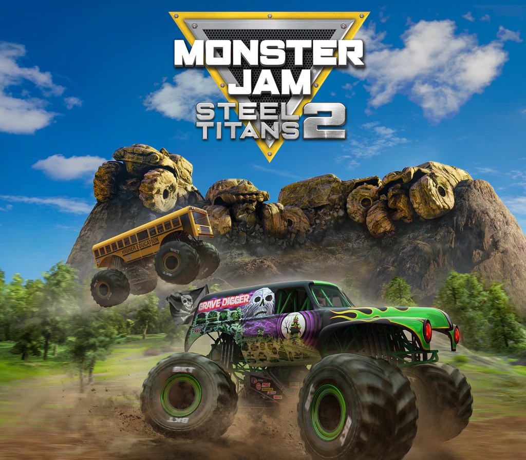 Monster Jam Steel Titans 2 EU PC Steam CD Key Logo