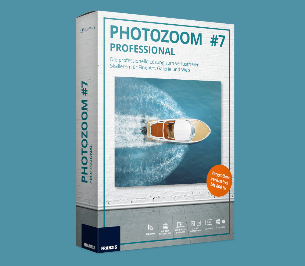 BenVista PhotoZoom Pro 7 CD Key (2 Devices) Logo