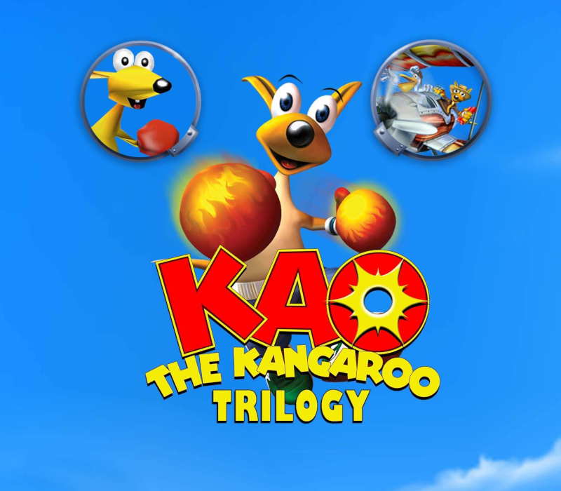 Kao the Kangaroo: The Trilogy PC Steam CD Key Logo