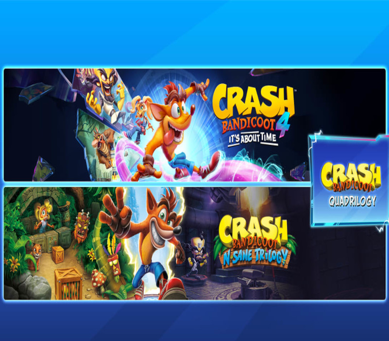 Crash Bandicoot Quadrilogy Bundle AR XBOX One / Xbox Series X|S CD Key Logo