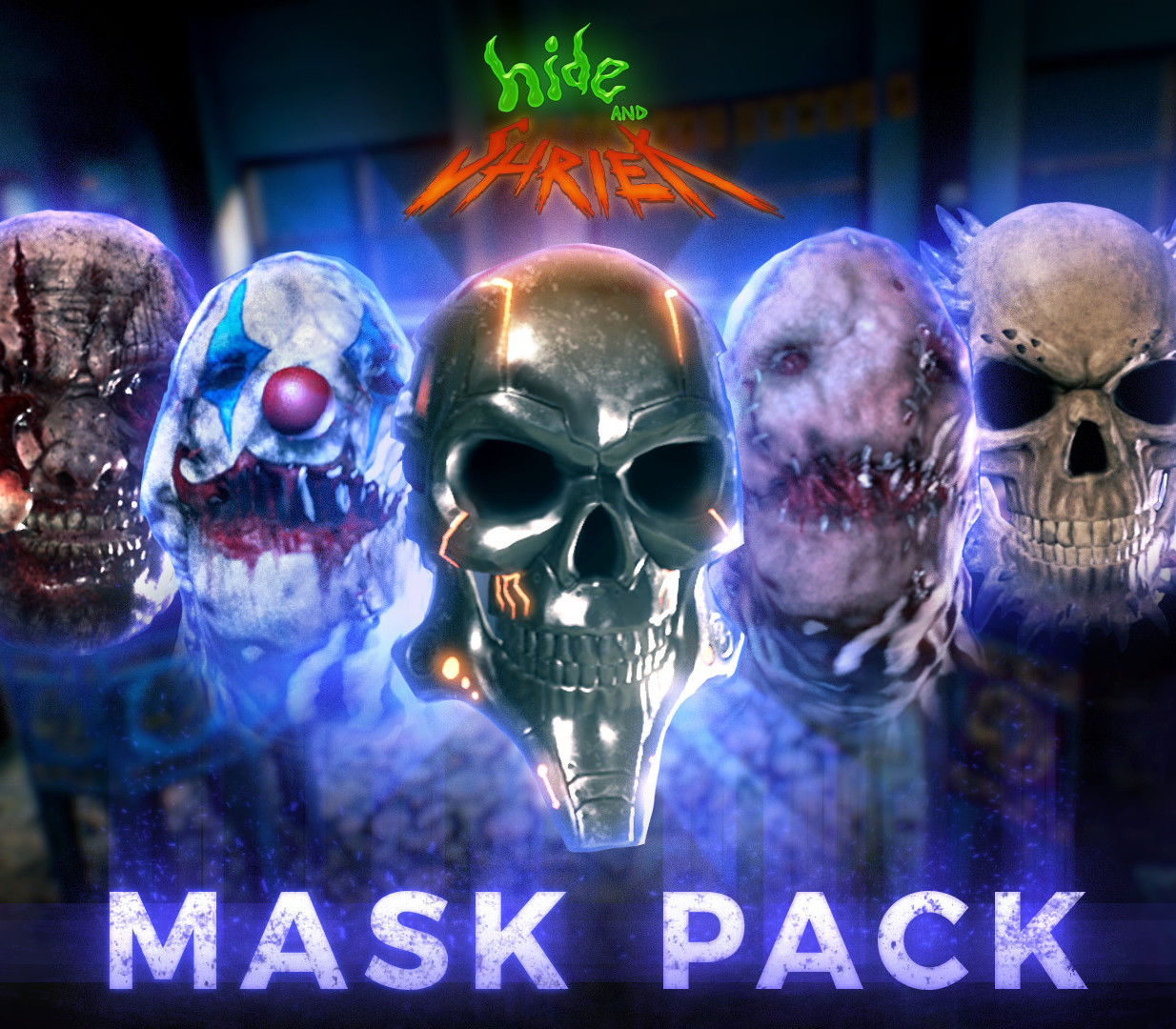 Hide and Shriek - Mask Pack DLC Steam CD Key Logo