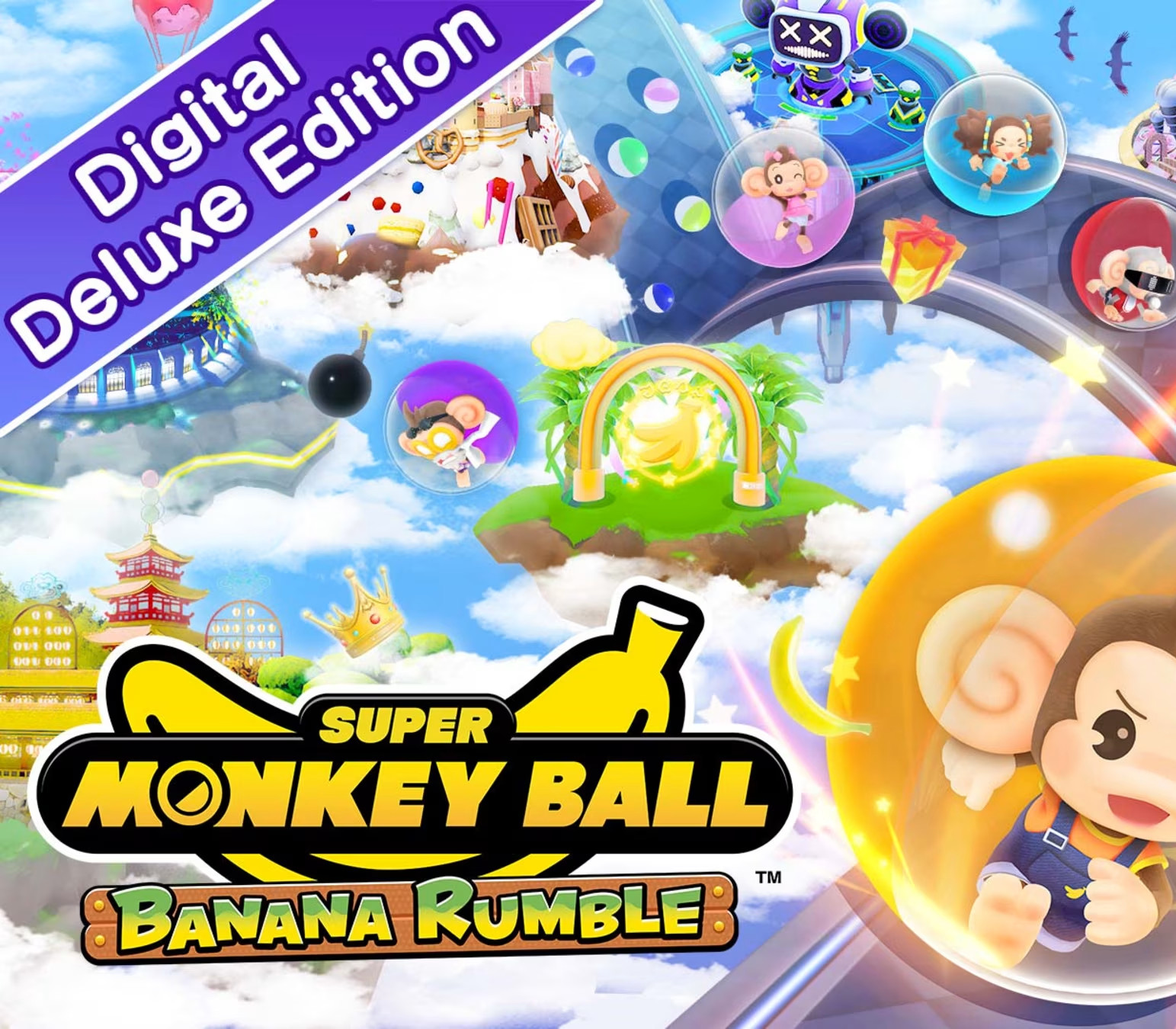 Super Monkey Ball Banana Rumble Digital Deluxe Edition US Nintendo Switch CD Key Logo