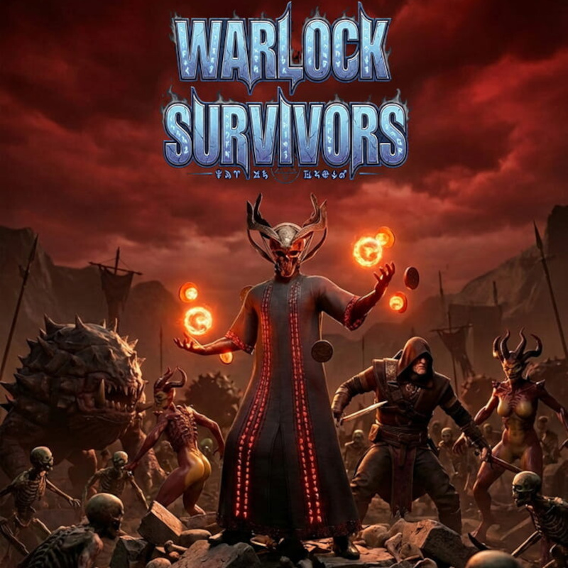 Warlock Survivors PC Steam CD Key Logo