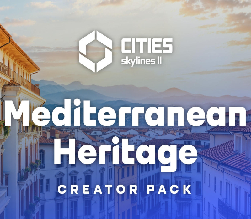 Cities: Skylines II - Creator Pack: Mediterranean Heritage DLC PC Steam CD Key Logo