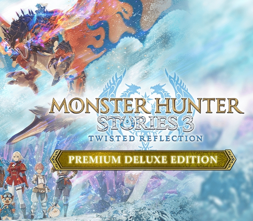 Monster Hunter Stories 3: Twisted Reflection Premium Deluxe Edition EU PS5 CD Key Logo