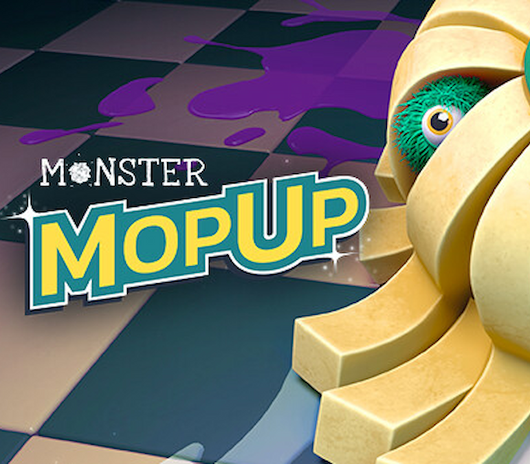 Monster Mop Up PC Steam CD key Logo