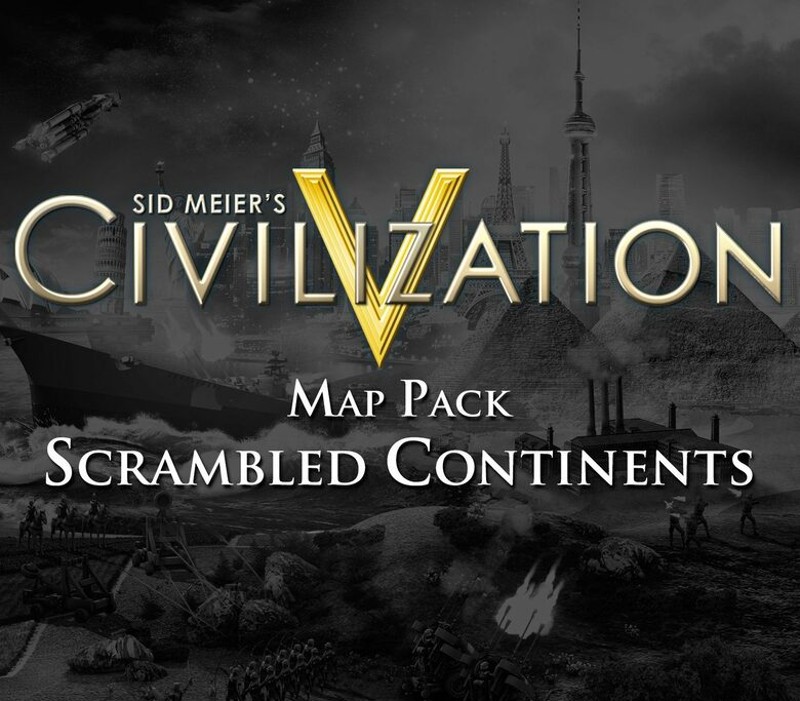 Sid Meier's Civilization V - Scrambled Continents Map Pack DLC Steam CD Key Logo