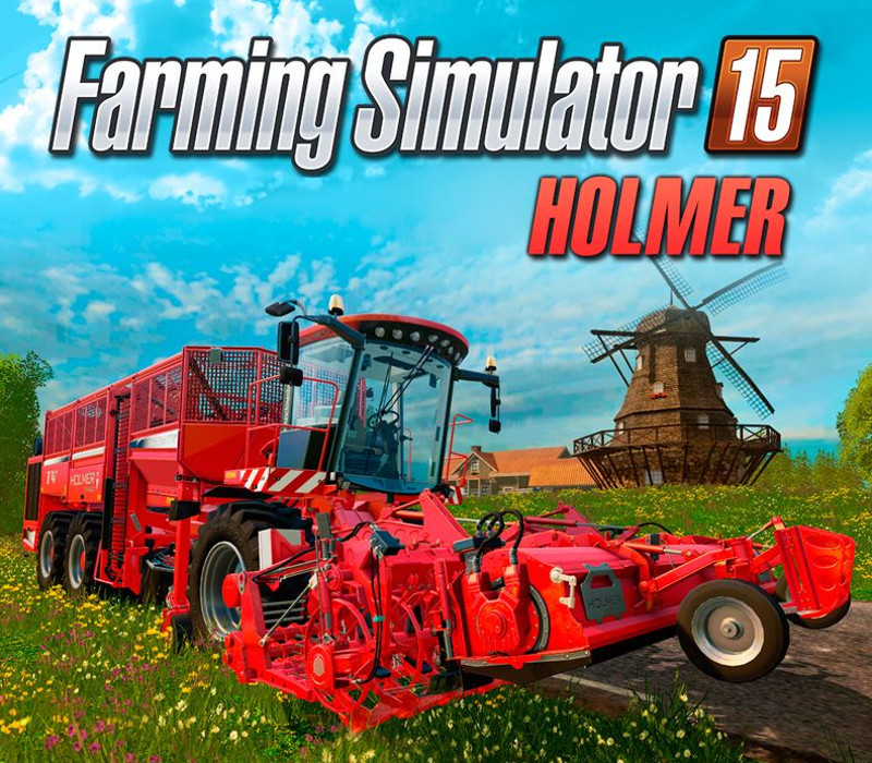 Farming Simulator 15 - HOLMER DLC PC Steam CD Key Logo