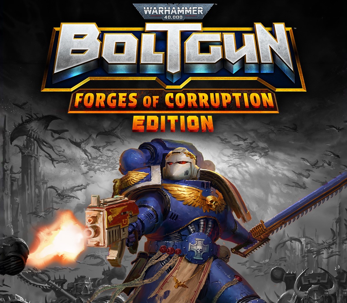 Warhammer 40,000: Boltgun: Forges of Corruption Edition US XBOX One / Xbox Series X|S CD Key Logo