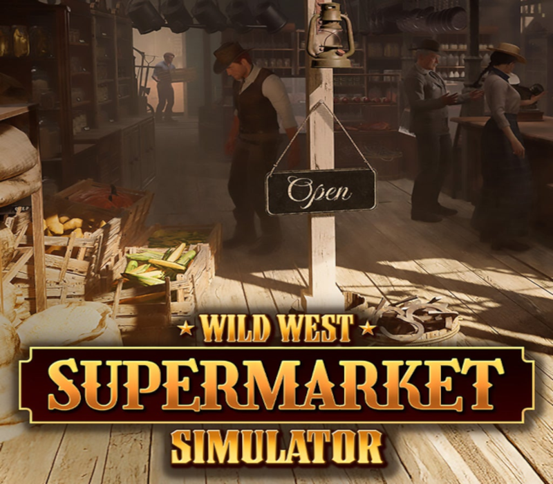 Wild West Supermarket Simulator PC Steam CD Key Logo
