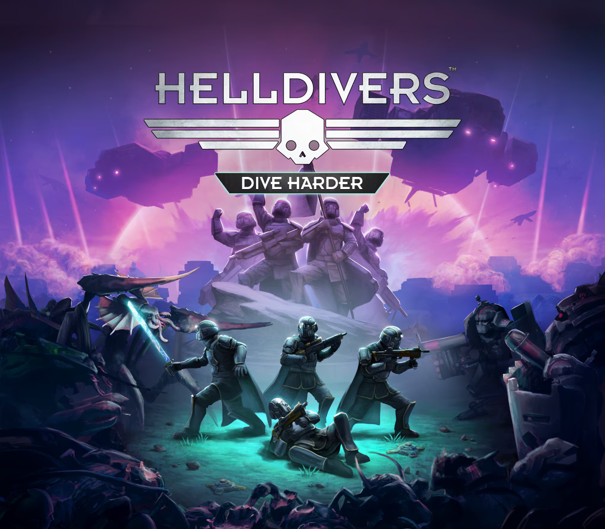 HELLDIVERS Dive Harder Edition PC Steam CD Key Logo