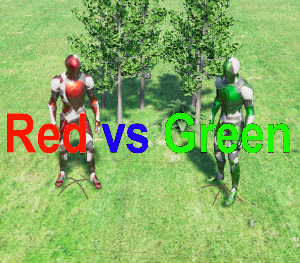 Red vs Green PC Steam CD Key Logo