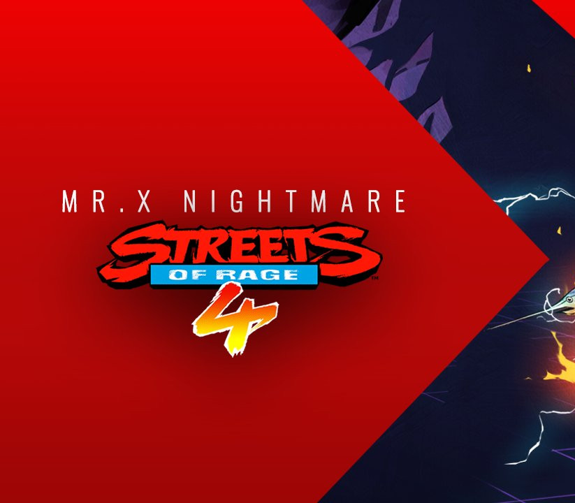 Streets Of Rage 4 - Mr. X Nightmare DLC AR XBOX One / Xbox Series X|S CD Key Logo