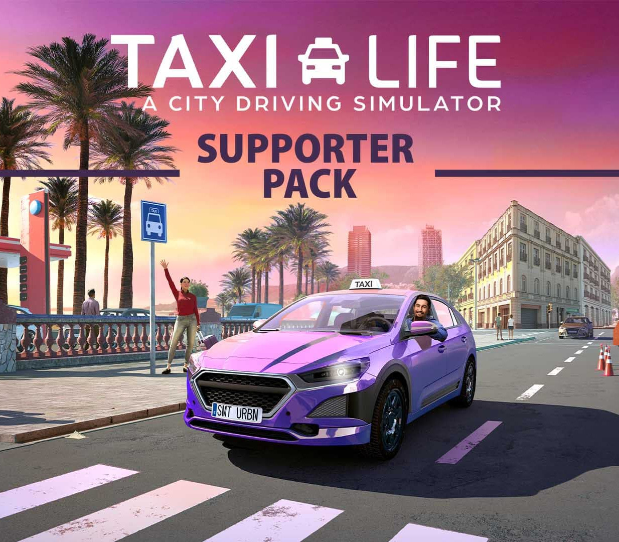 Taxi Life: A City Driving Simulator - Supporter Pack DLC PC Steam CD Key Logo