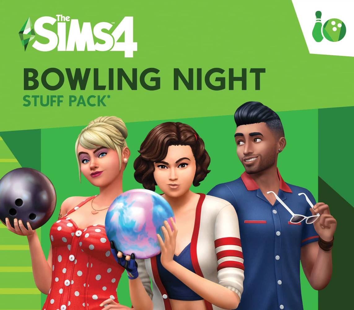 The Sims 4 - Bowling Night Stuff DLC EU PC EA App CD Key Logo