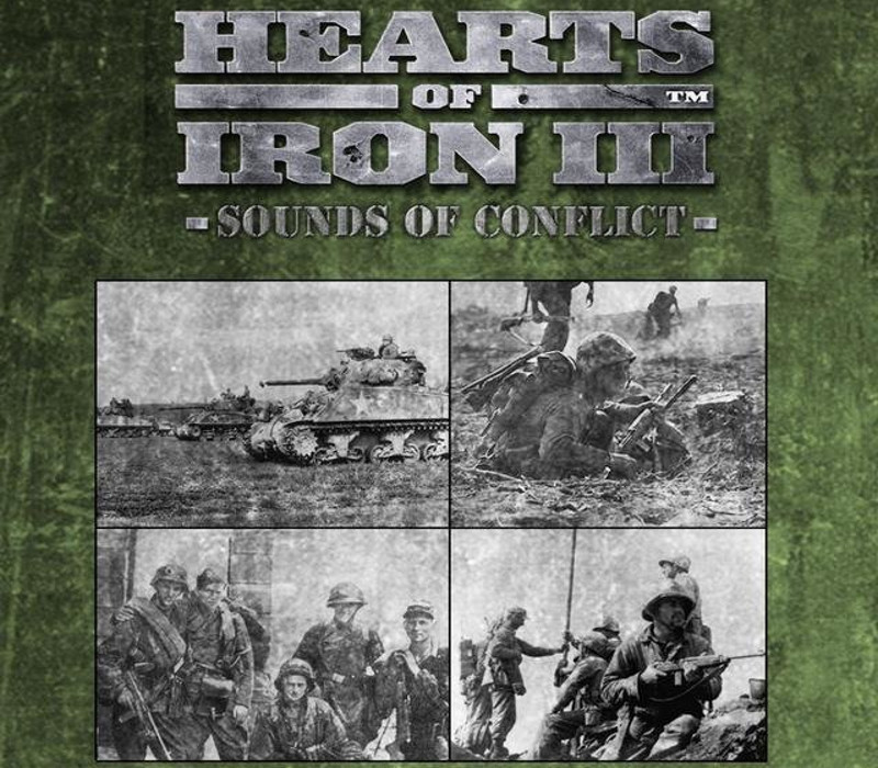 Hearts of Iron III - Sounds of Conflict DLC Steam CD Key Logo