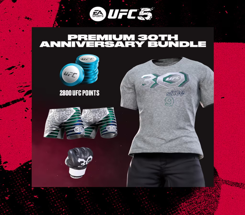 UFC 5 - Premium 30th Anniversary Bundle DLC AR Xbox Series X|S CD Key Logo