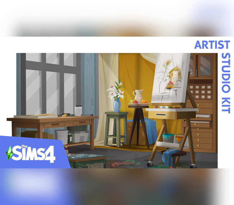 The Sims 4 - Artist Studio Kit DLC EA App CD Key Logo
