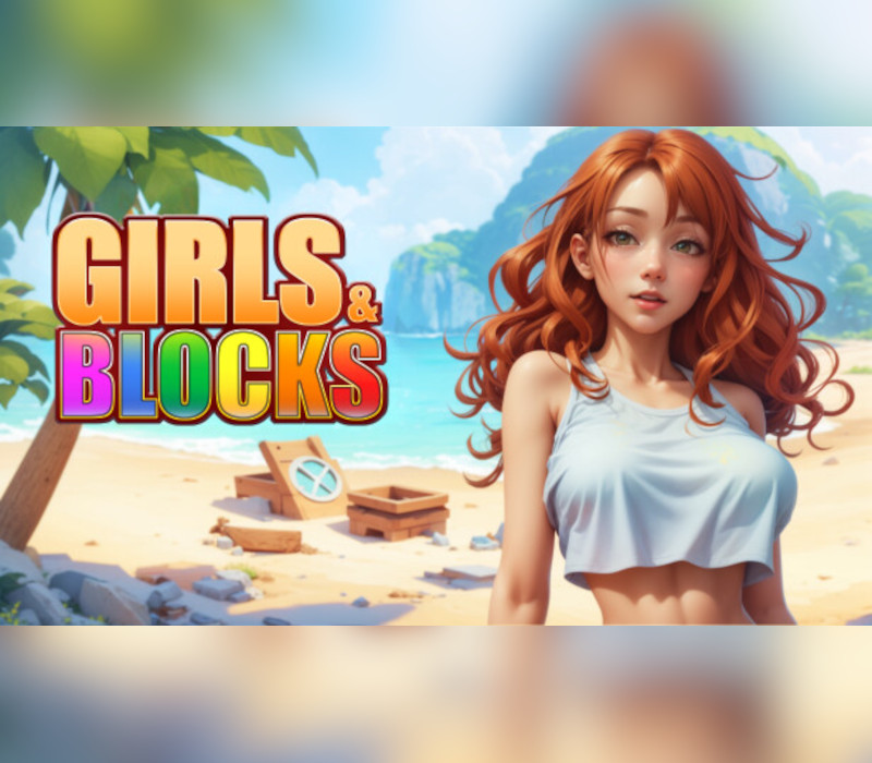 Girls and Blocks PC Steam CD Key Logo