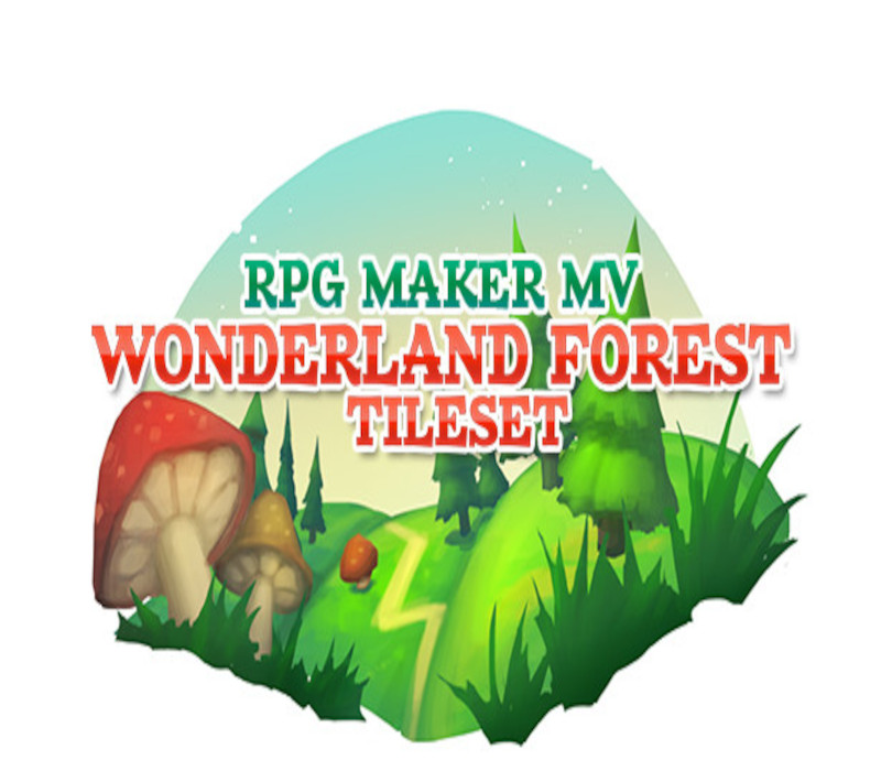 RPG Maker MV - Wonderland Forest Tileset DLC EU Steam CD Key Logo