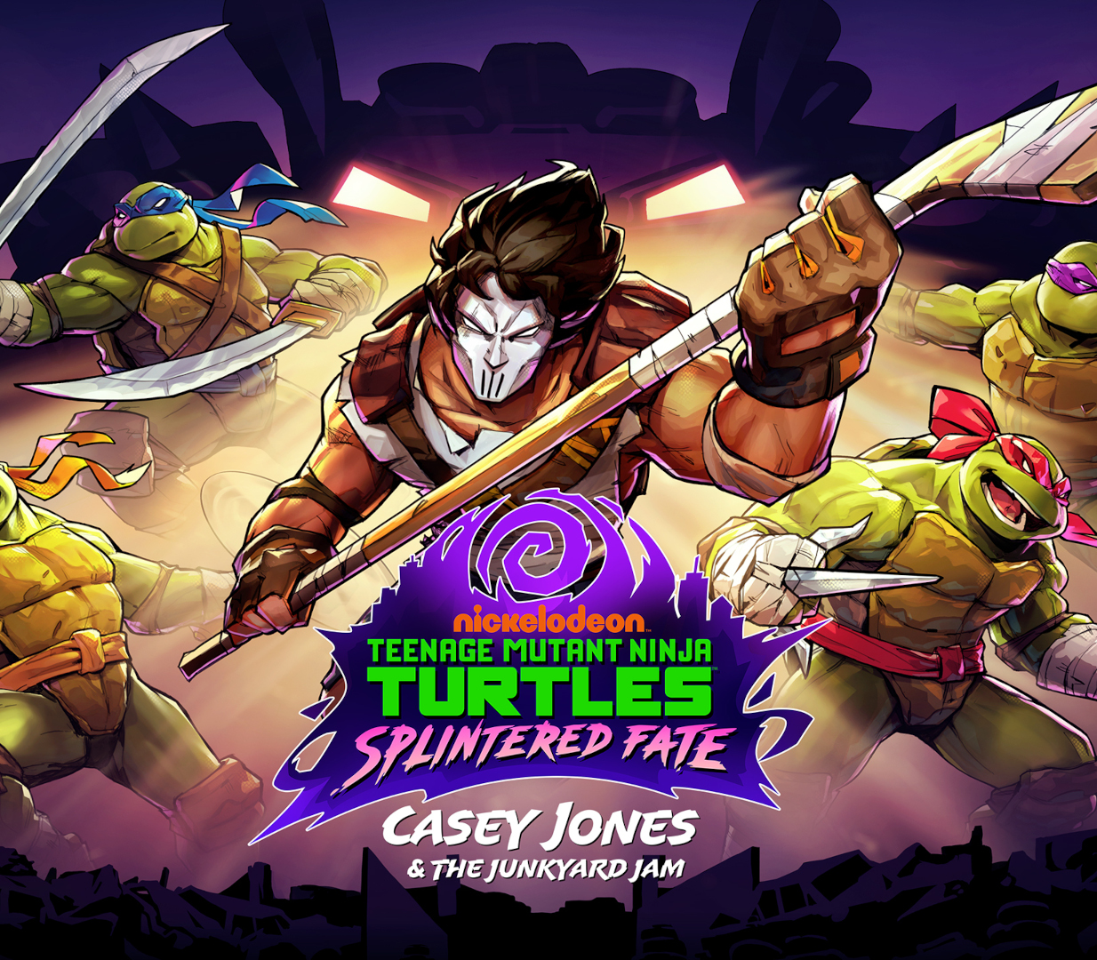 Teenage Mutant Ninja Turtles: Splintered Fate - Casey Jones & the Junkyard Jam DLC PC Steam CD Key Logo