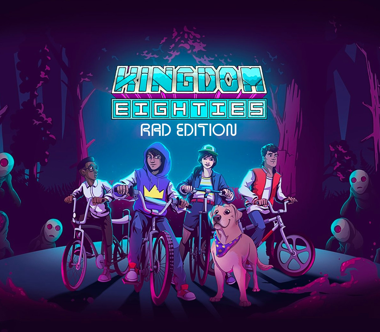 Kingdom Eighties Rad Deluxe Edition PC Steam CD Key Logo