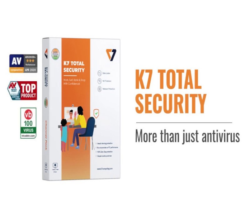 K7 Total Security Key (1 Year / 1 Device) Logo