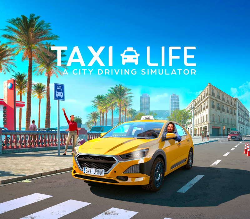 Taxi Life: A City Driving Simulator Supporter Edition RoW PC Steam CD Key Logo
