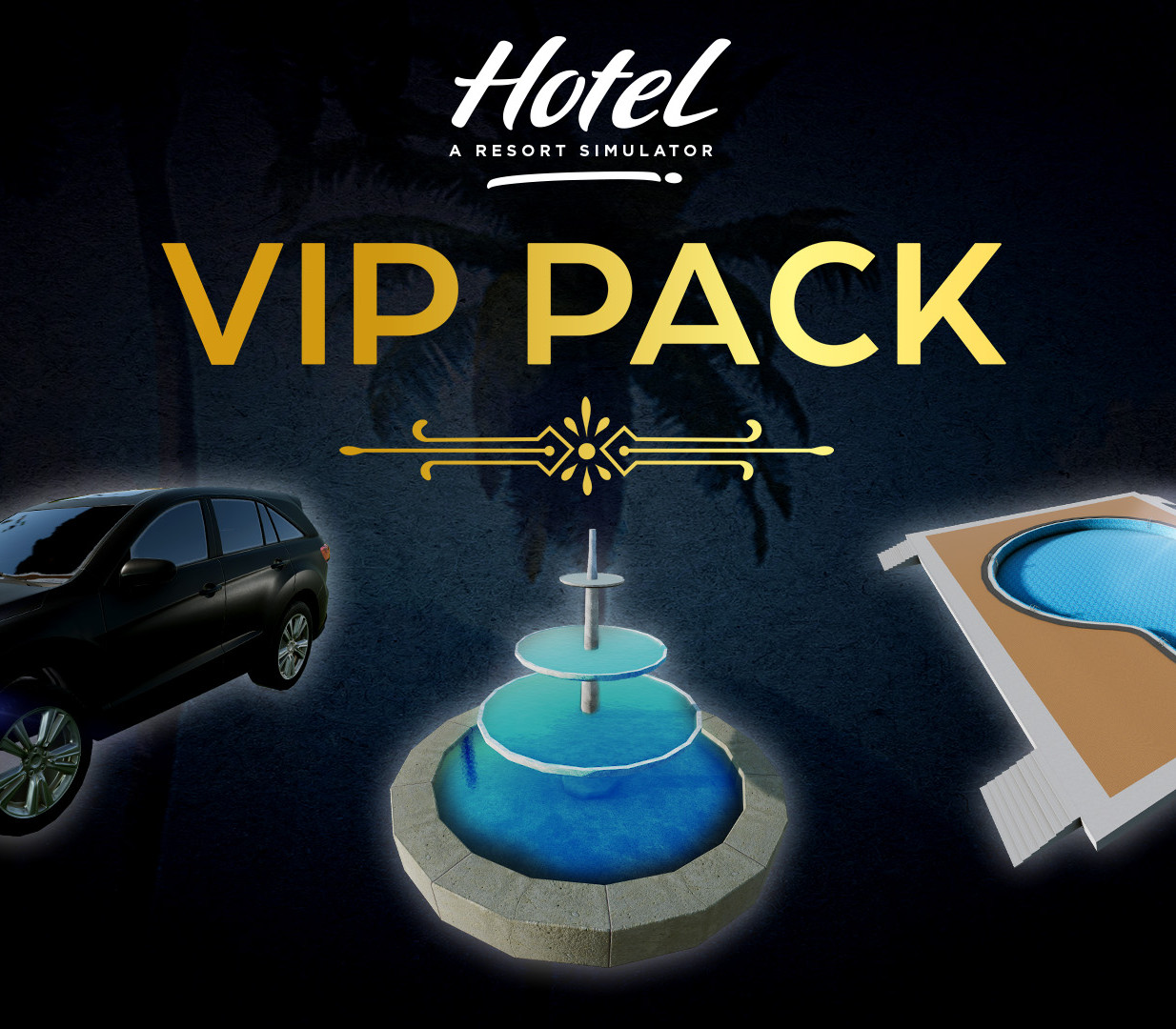 Hotel: A Resort Simulator - VIP Pack DLC PC Steam CD Key Logo