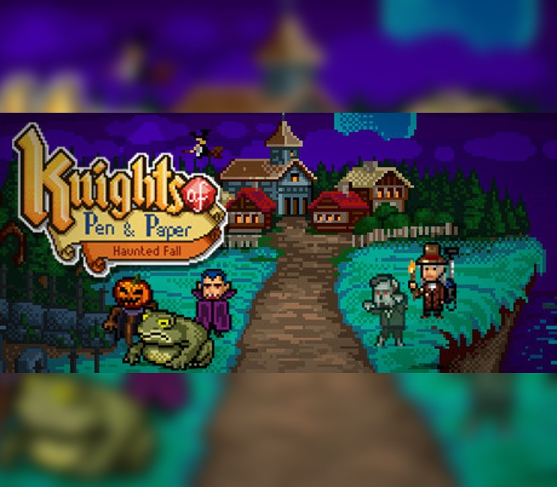 Knights of Pen and Paper - Haunted Fall DLC PC Steam CD Key Logo